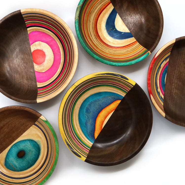 MIXED WOOD BOWLS & DISHES