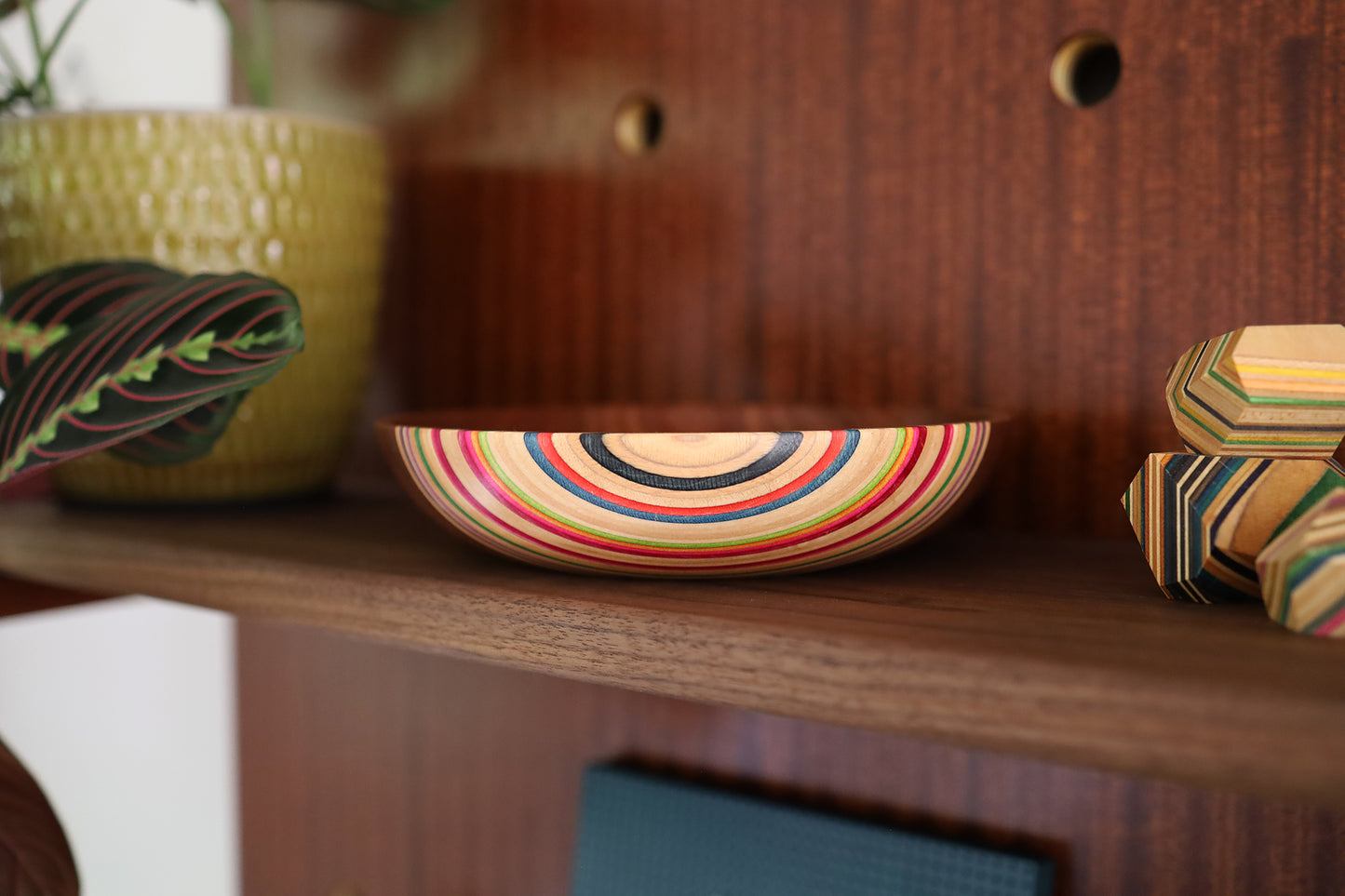 SKATEBOARD & SAPELE ART BOWL