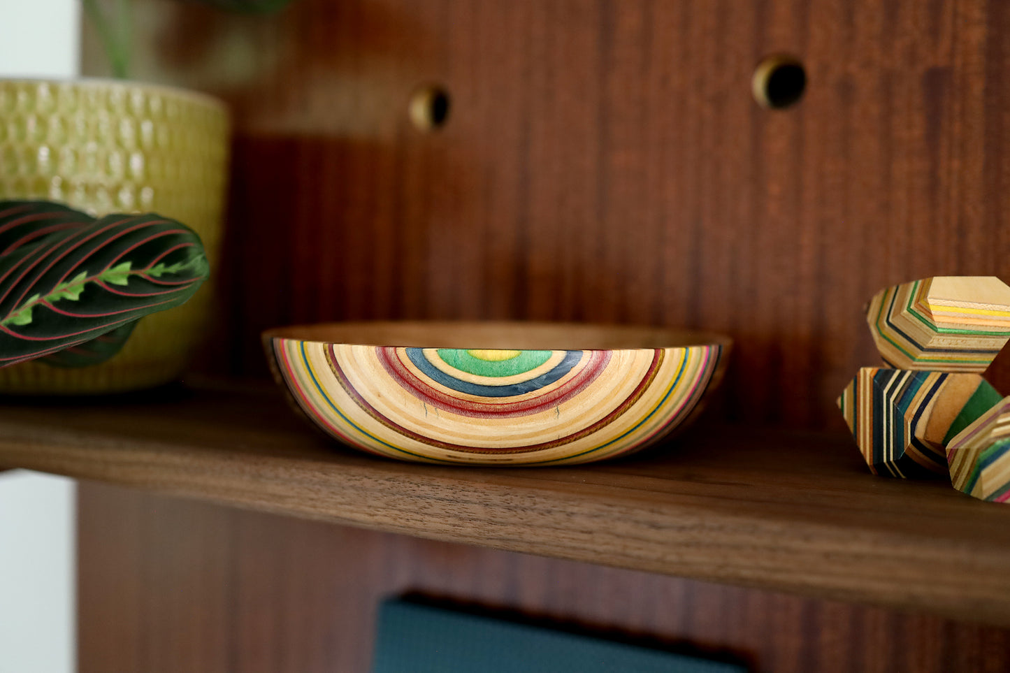 SKATEBOARD & OAK ART BOWL