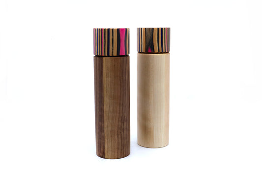SKATEBOARD SALT & PEPPER MILL SET