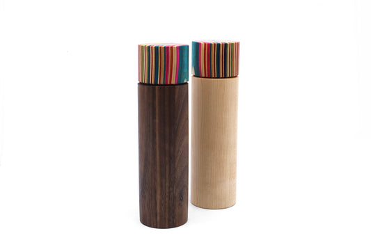 SKATEBOARD SALT & PEPPER MILL SET