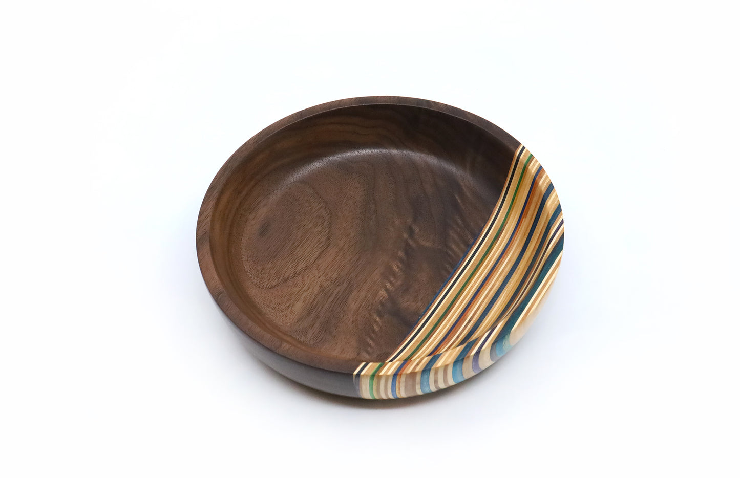 SKATEBOARD & WALNUT VALET DISH