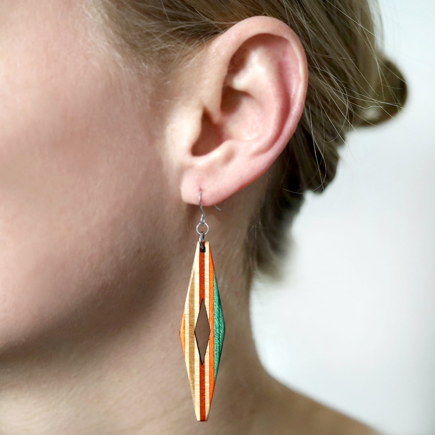 'RHOMBUS' DANGLE EARRINGS