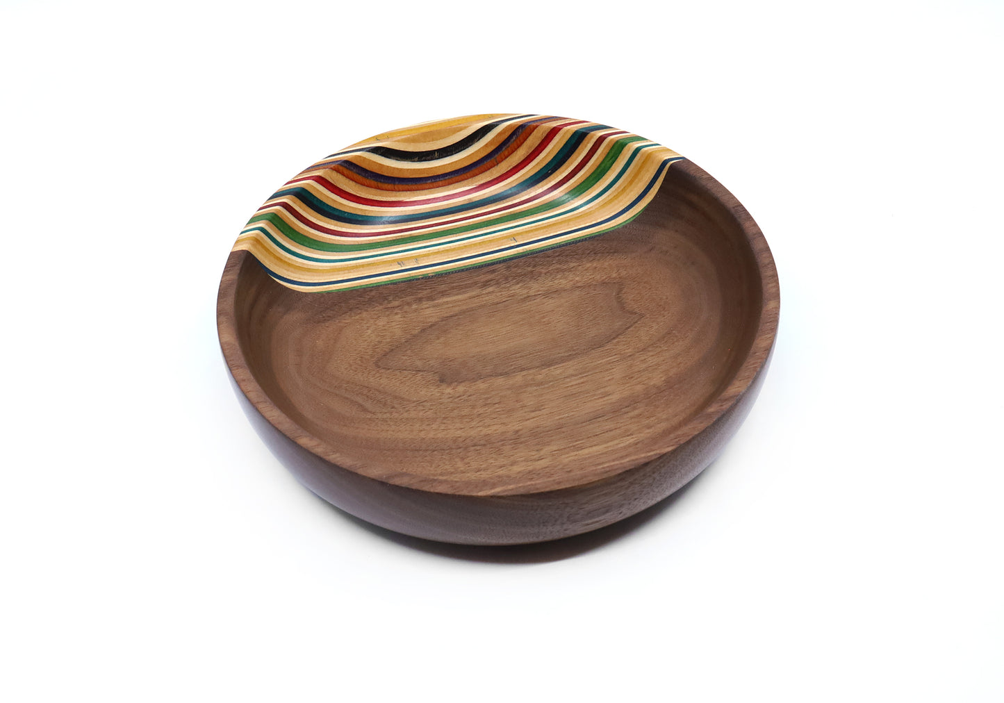 SKATEBOARD & WALNUT VALET DISH