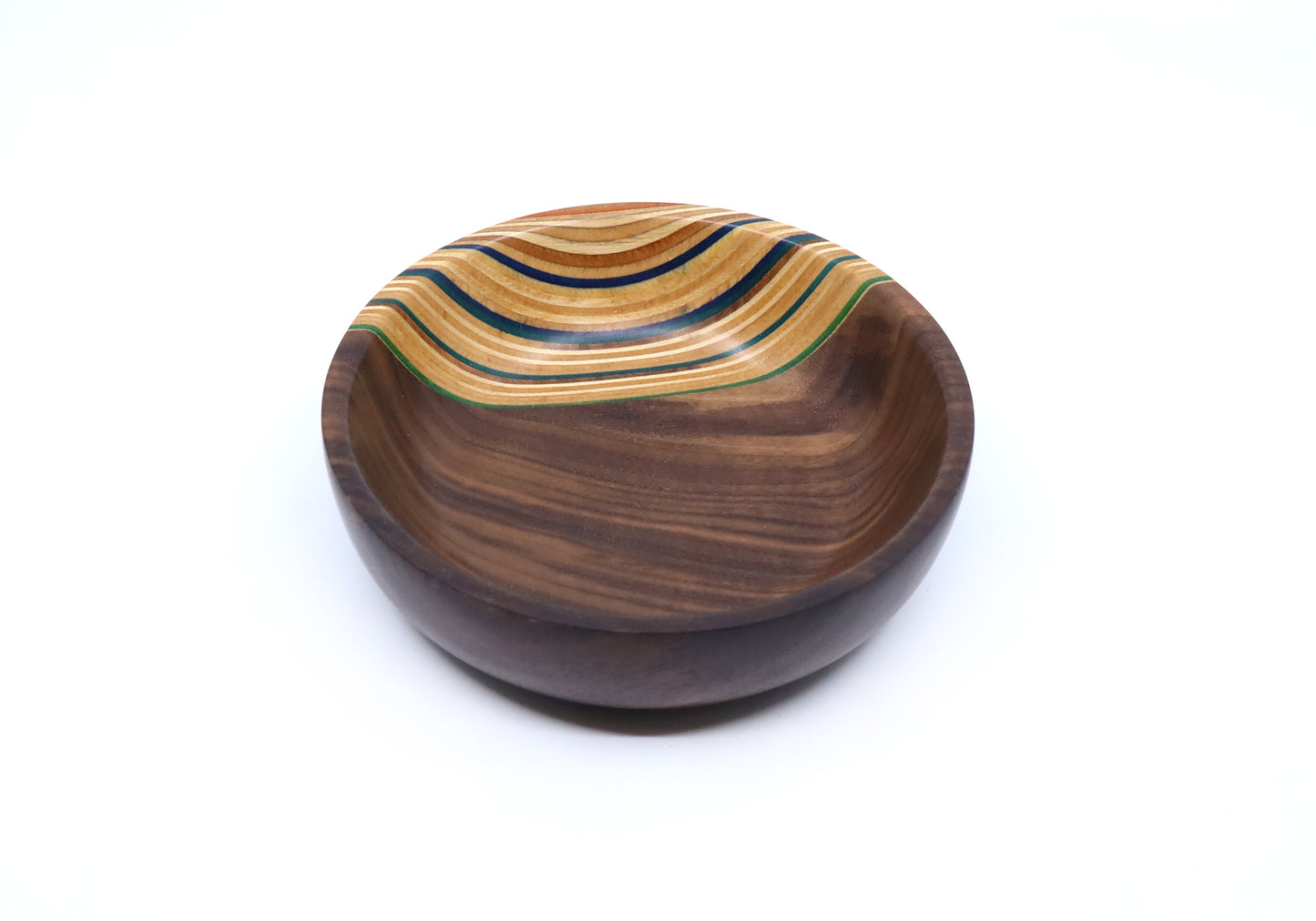 SKATEBOARD & WALNUT VALET DISH