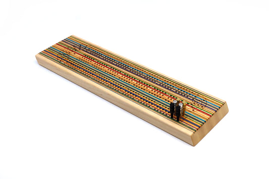 SKATEBOARD CRIBBAGE BOARD
