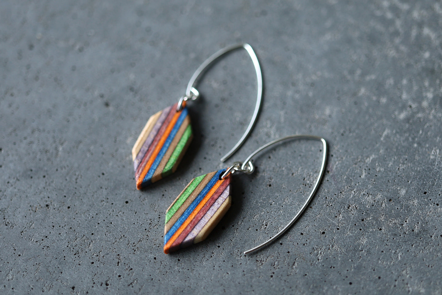 HEXALONG DANGLE EARRINGS