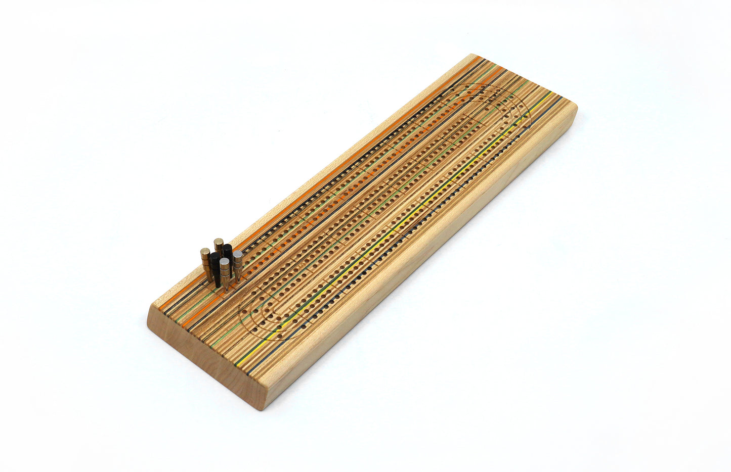 SKATEBOARD CRIBBAGE BOARD