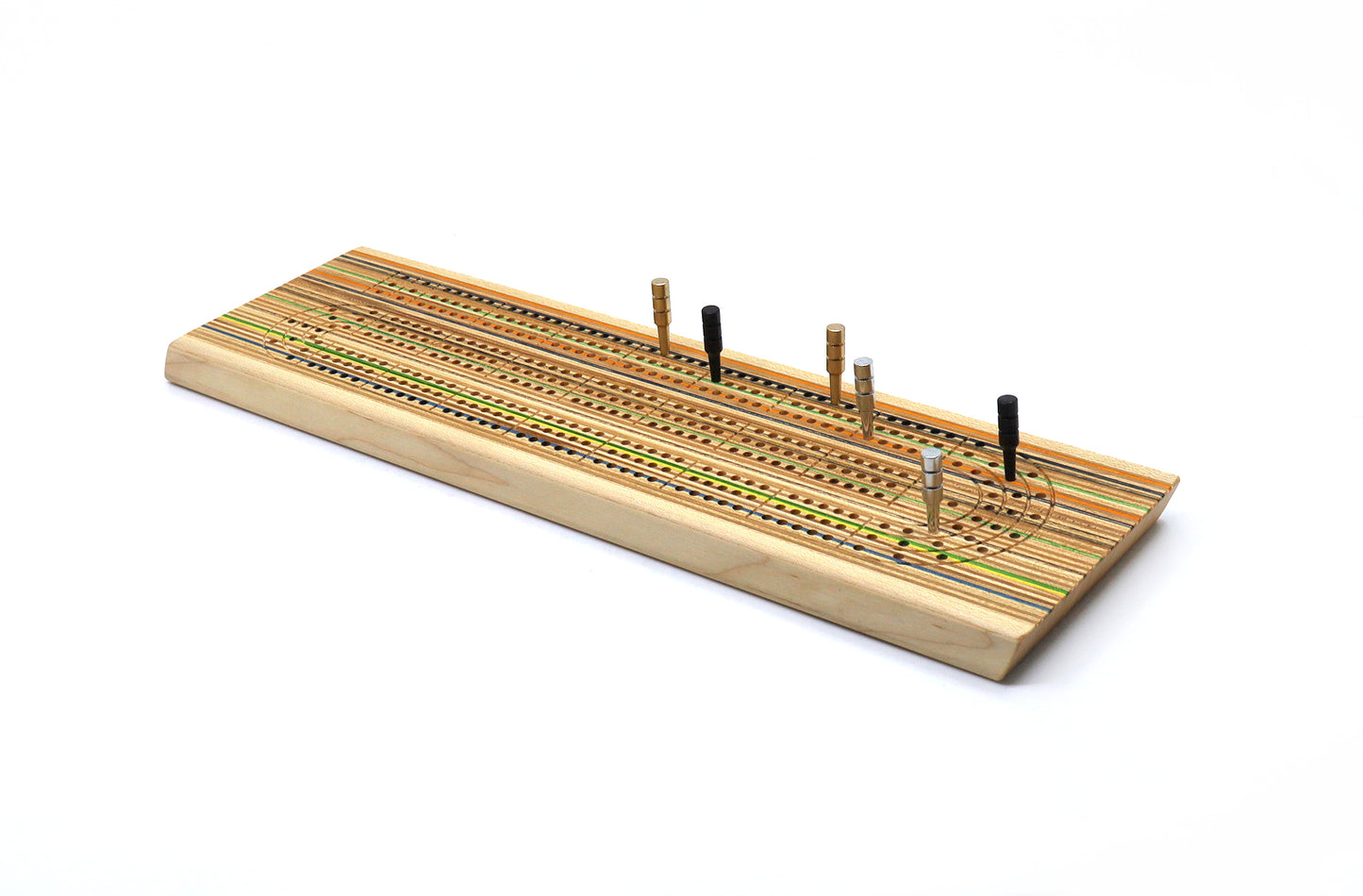 SKATEBOARD CRIBBAGE BOARD