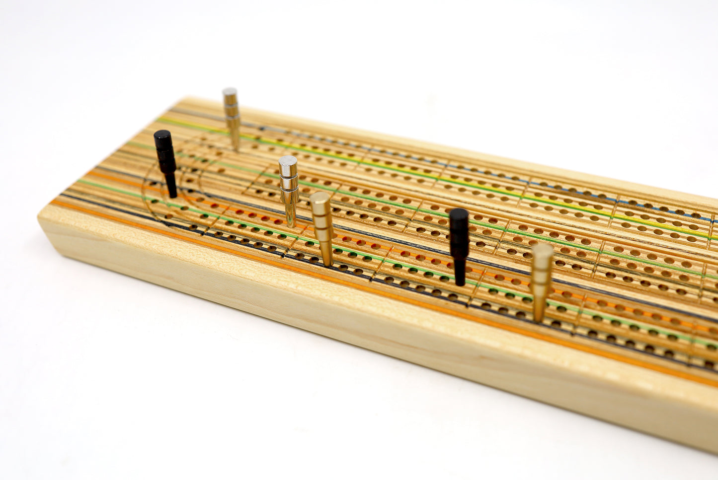 SKATEBOARD CRIBBAGE BOARD