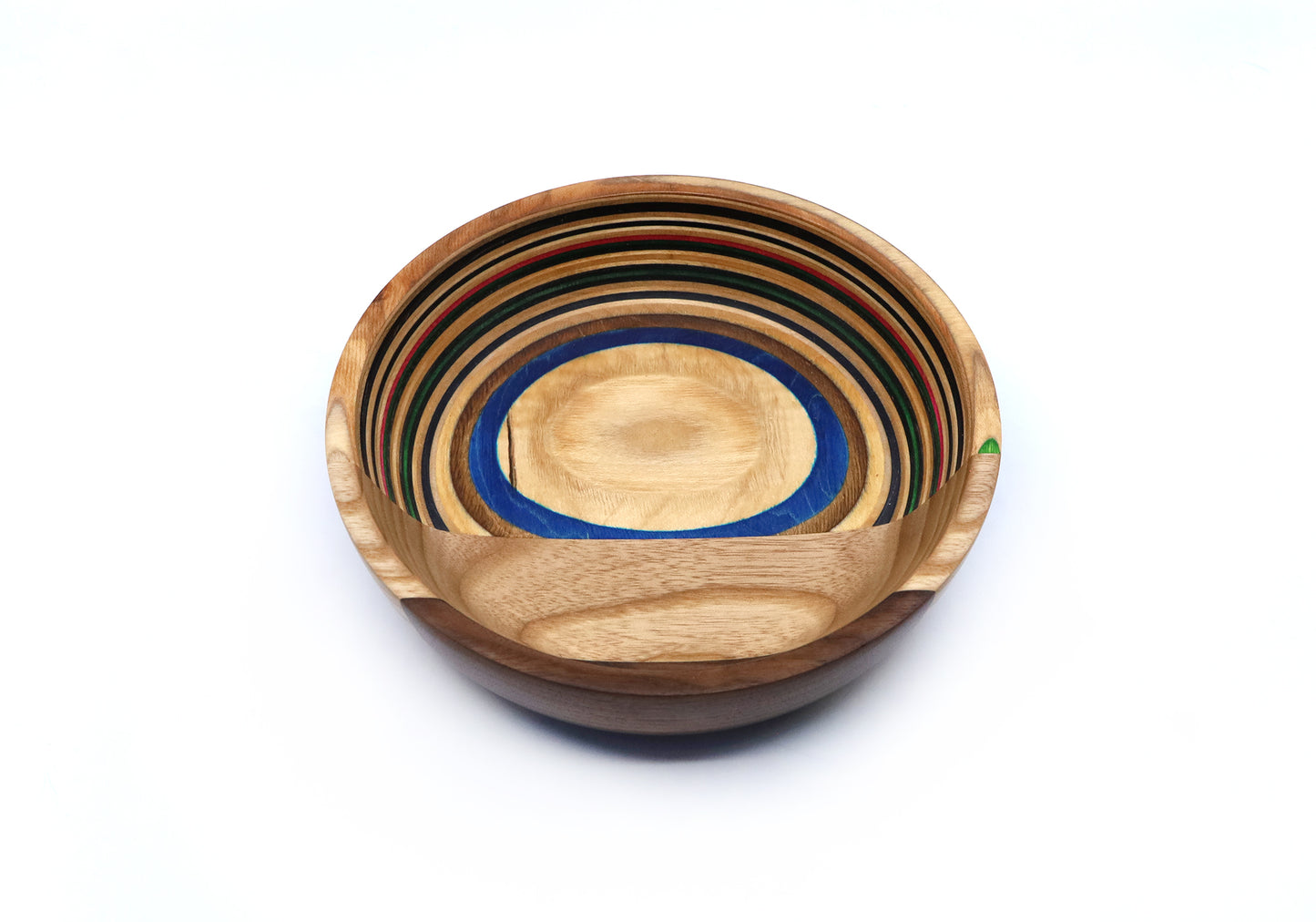 SKATEBOARD & MIXED WOOD VALET DISH