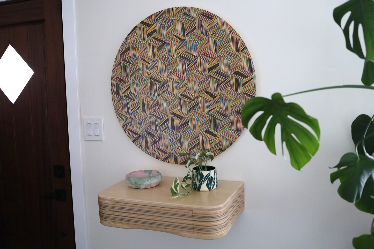 ZIGZAG CIRCULAR WALL ART