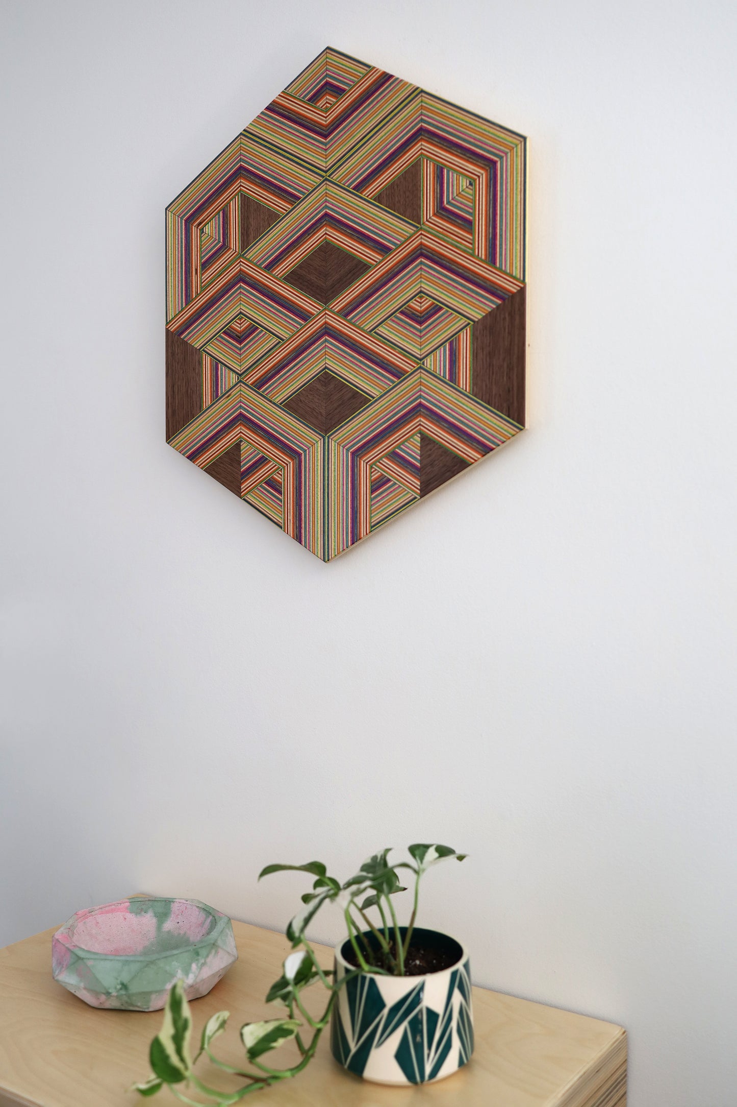 HEXAGON WALL ART