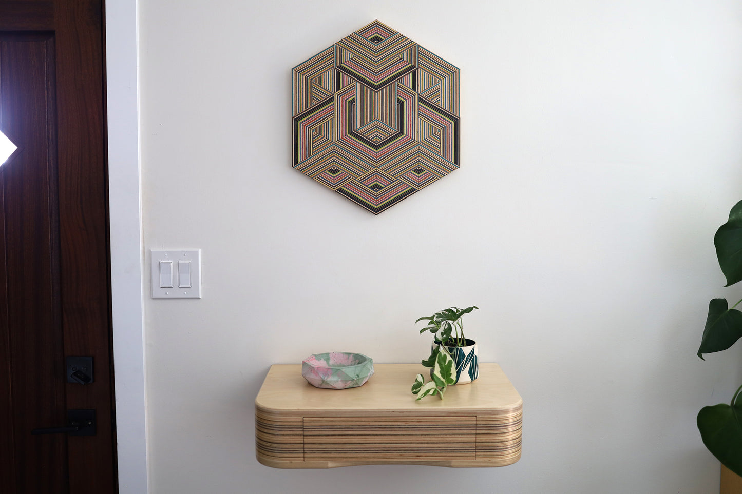 HEXAGON WALL ART