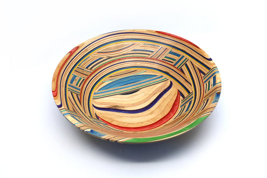 LARGE 'WEAVE' SKATEBOARD ART BOWL