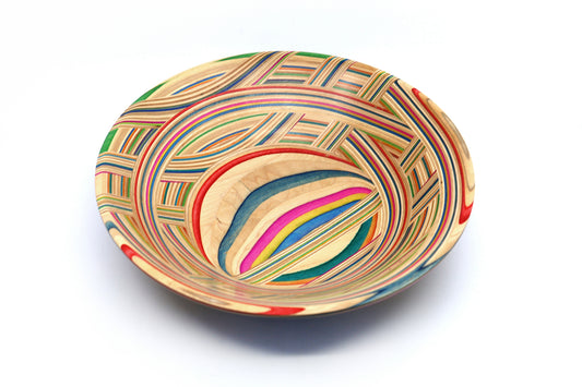 LARGE 'WEAVE' SKATEBOARD ART BOWL