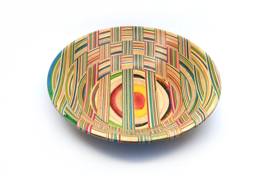 LARGE 'WEAVE' SKATEBOARD ART BOWL