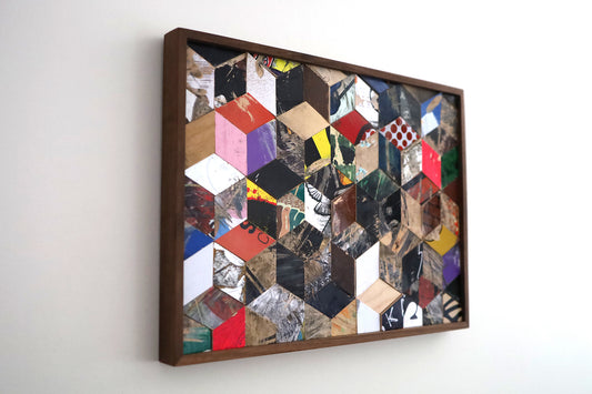 GRAPHIC MOSAIC WALL ART