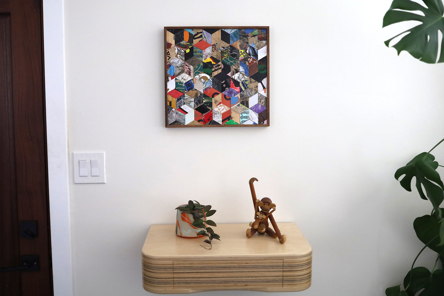 GRAPHIC MOSAIC WALL ART