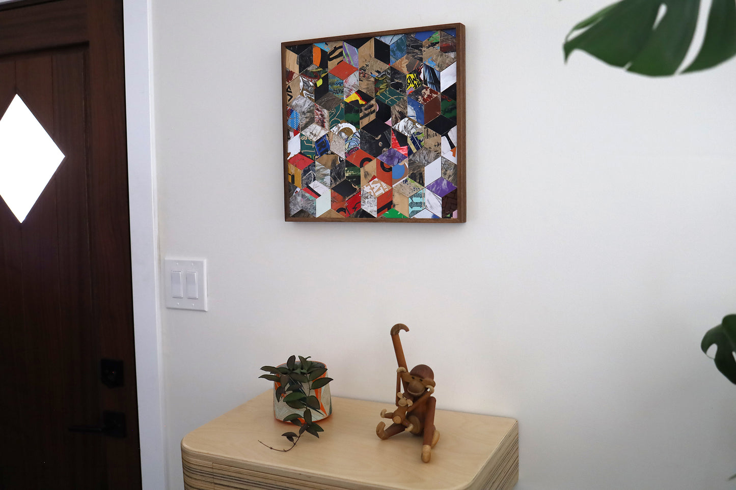 GRAPHIC MOSAIC WALL ART