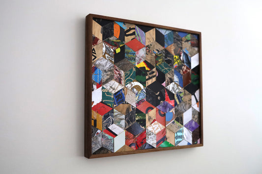 GRAPHIC MOSAIC WALL ART