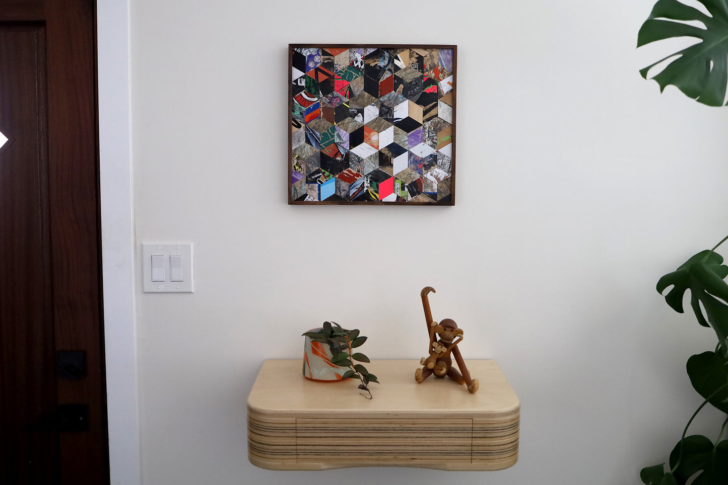 GRAPHIC MOSAIC WALL ART