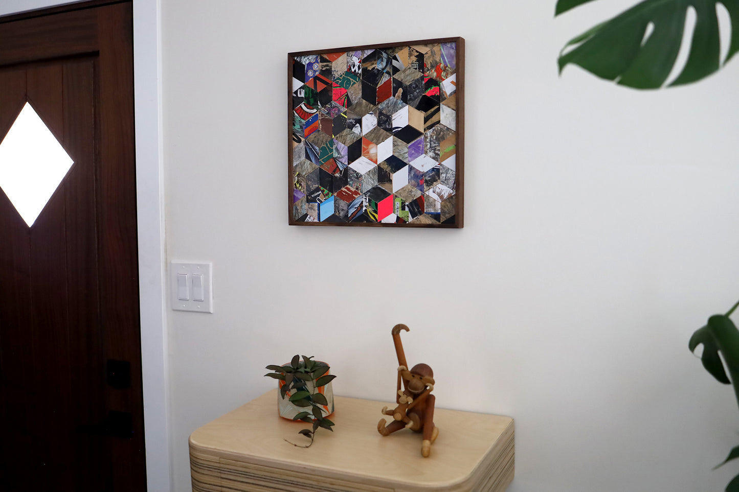 GRAPHIC MOSAIC WALL ART