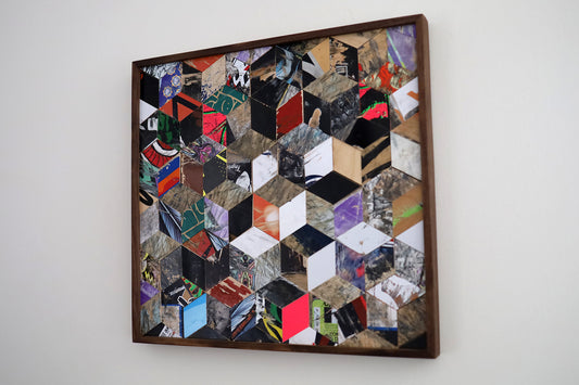 GRAPHIC MOSAIC WALL ART