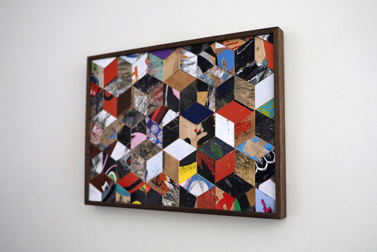 GRAPHIC MOSAIC WALL ART