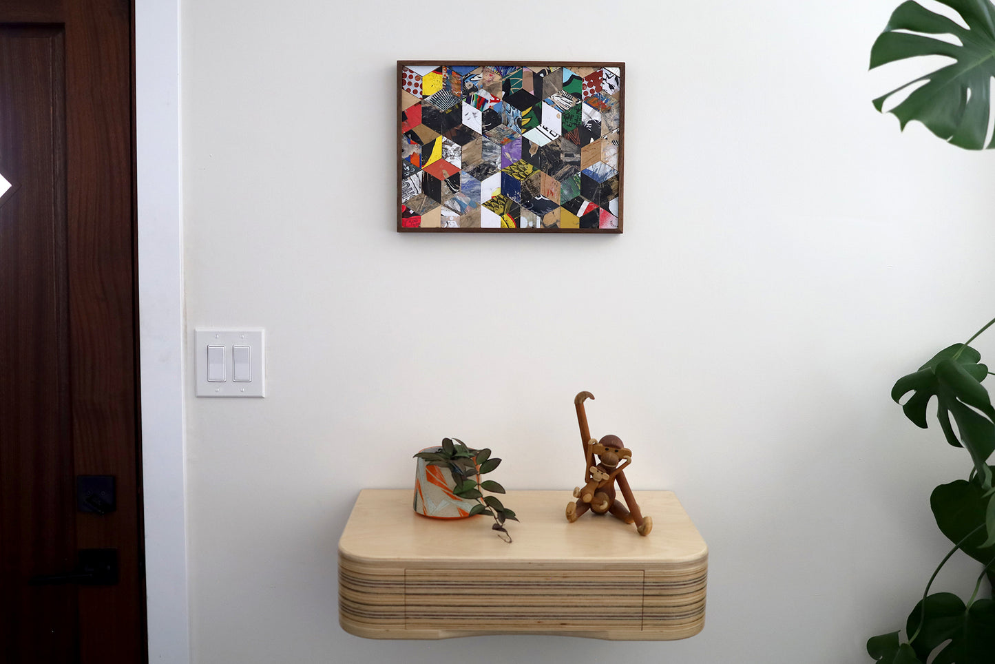 GRAPHIC MOSAIC WALL ART