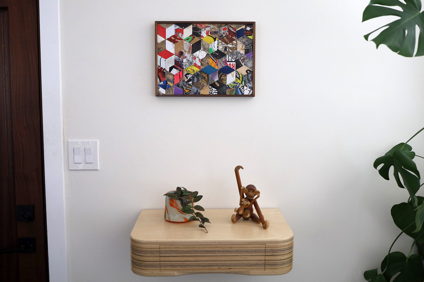 GRAPHIC MOSAIC WALL ART