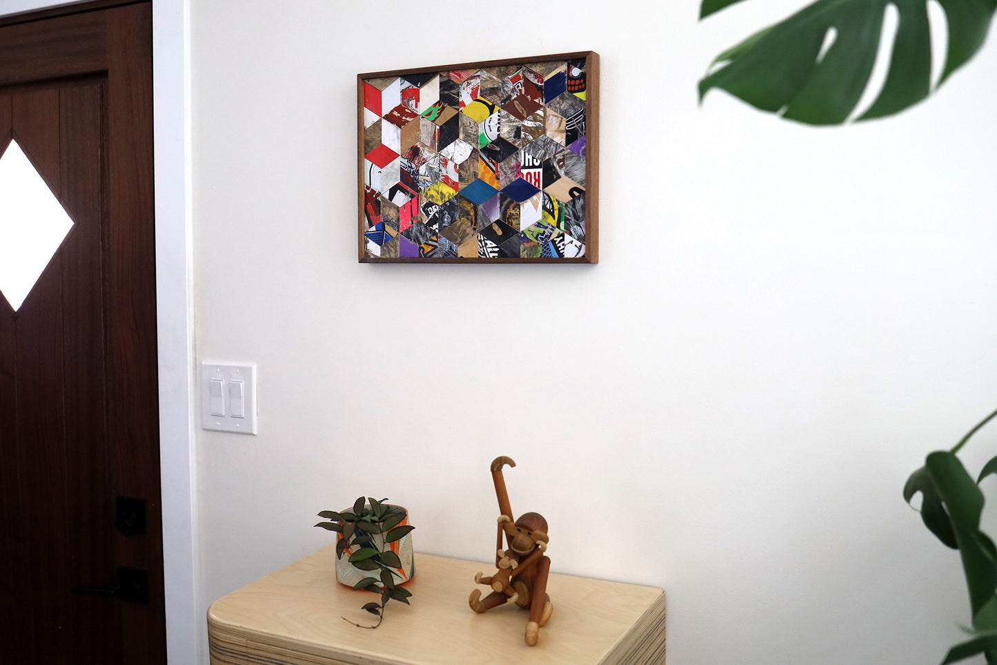 GRAPHIC MOSAIC WALL ART