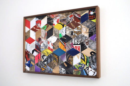 GRAPHIC MOSAIC WALL ART