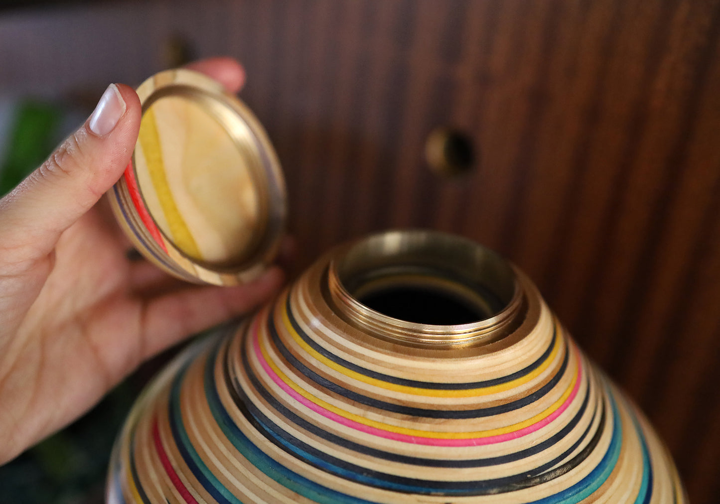 SKATEBOARD KEEPSAKE VESSEL