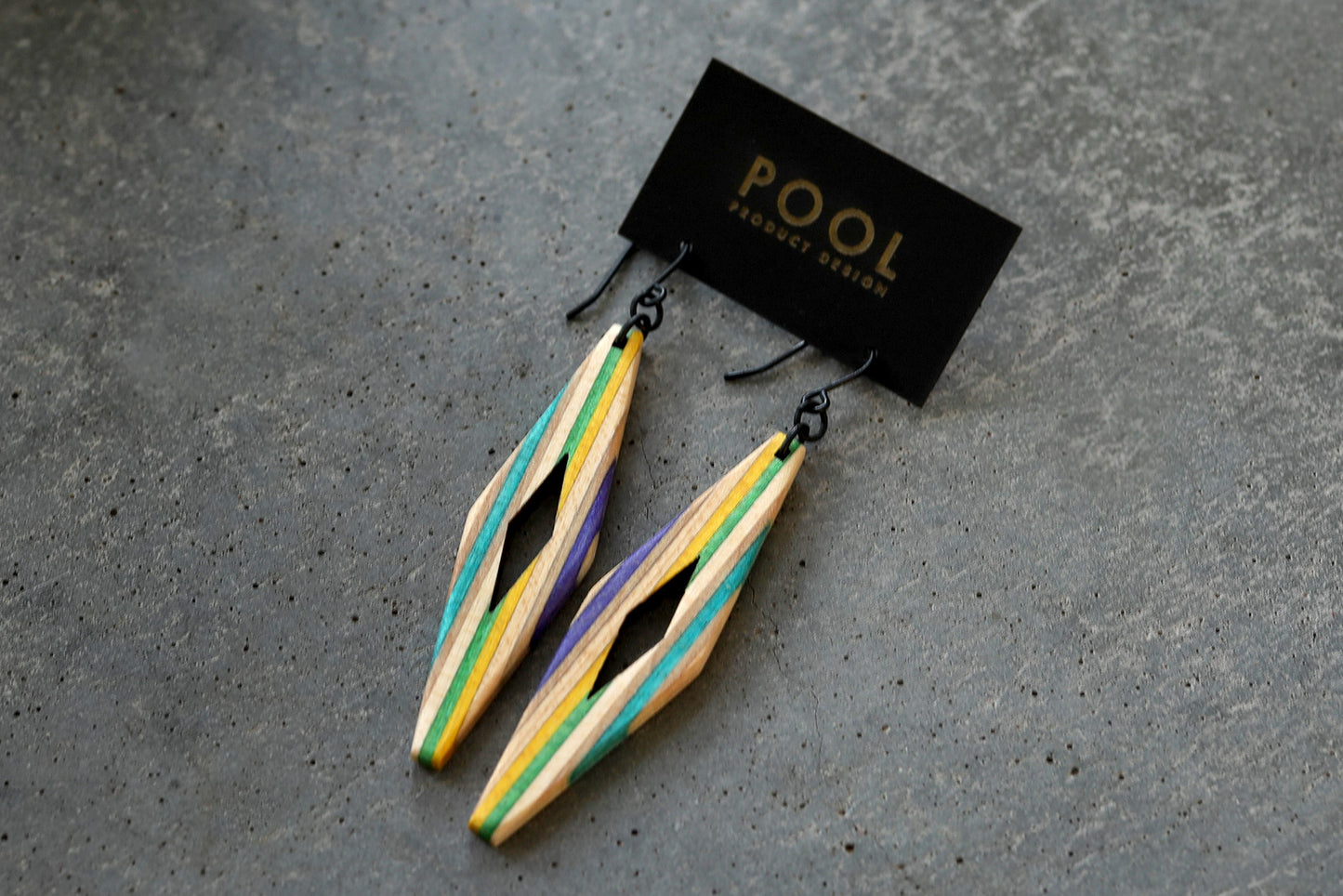 RHOMBUS DANGLE EARRINGS