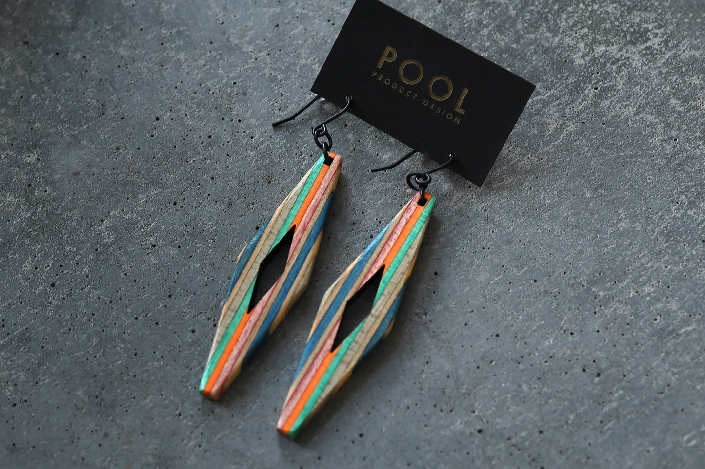 RHOMBUS DANGLE EARRINGS