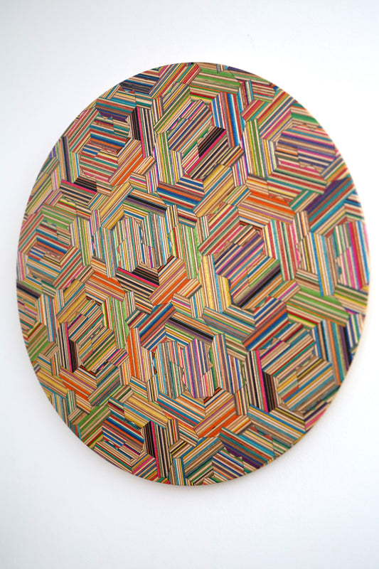 'HATS' CIRCULAR WALL ART