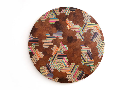 'HATS' CIRCULAR WALL ART