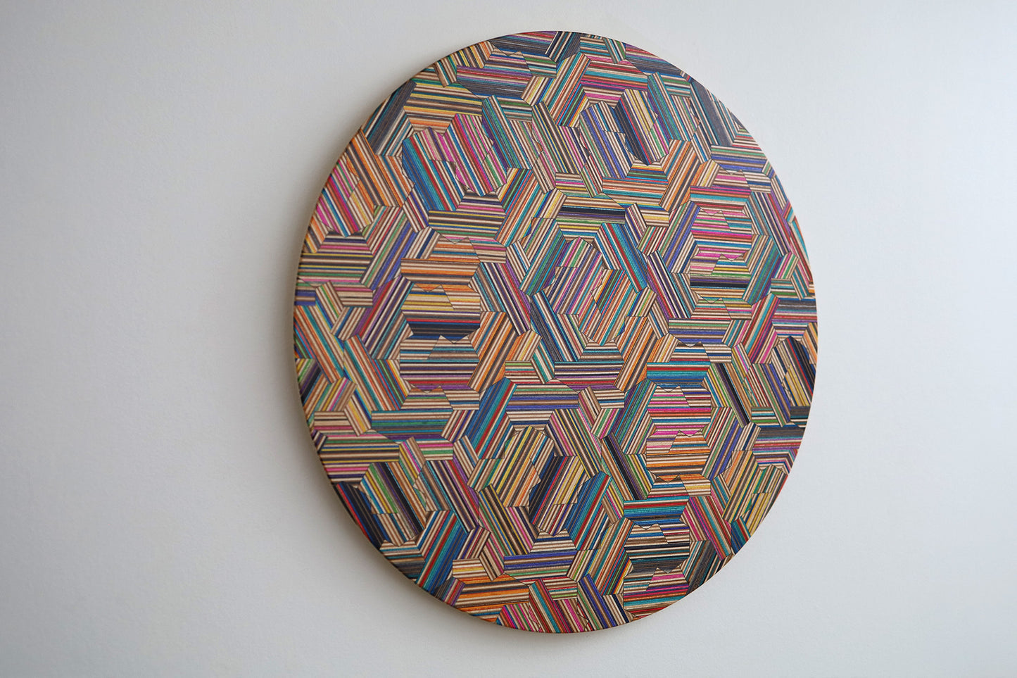 'HATS' CIRCULAR WALL ART