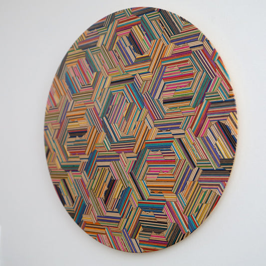 'HATS' CIRCULAR WALL ART