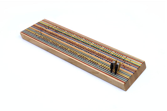 SKATEBOARD CRIBBAGE BOARD