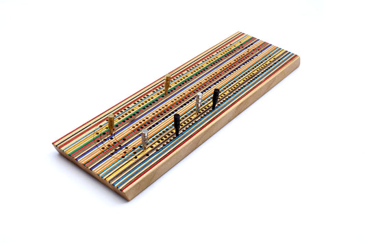 SKATEBOARD CRIBBAGE BOARD