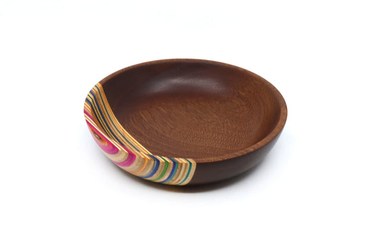 SKATEBOARD & SAPELE ART BOWL