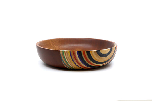 SKATEBOARD & SAPELE ART BOWL