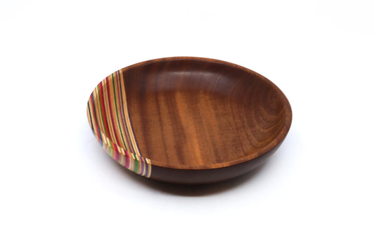 SKATEBOARD & SAPELE ART BOWL