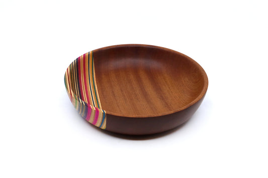 SKATEBOARD & SAPELE ART BOWL