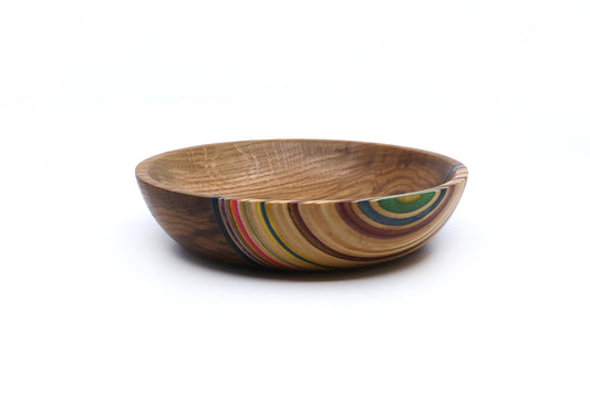 SKATEBOARD & OAK ART BOWL