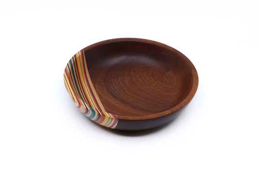SKATEBOARD & SAPELE ART BOWL