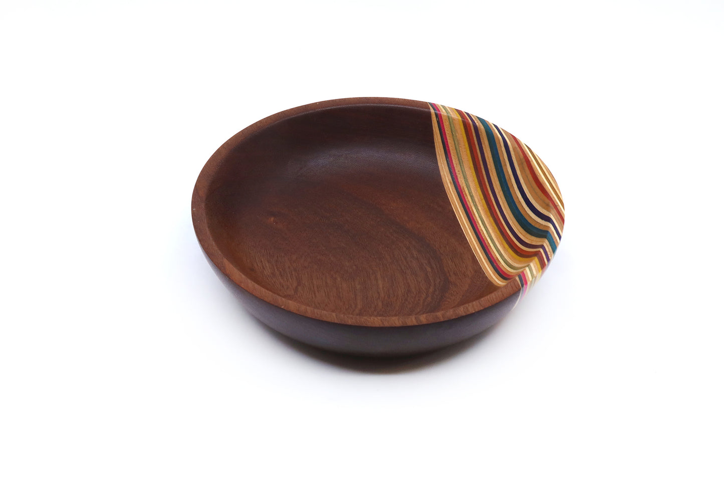 SKATEBOARD & SAPELE ART BOWL
