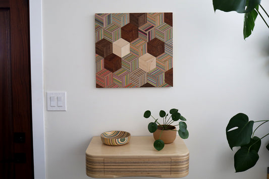 HEXAGON WALL ART